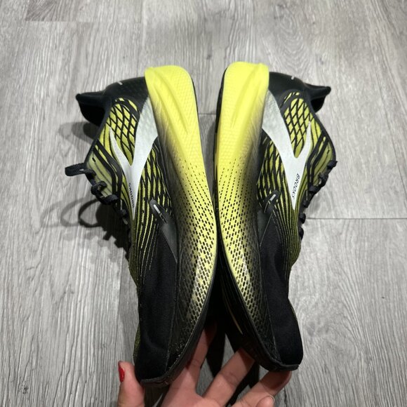 Brooks Hyperion Max Black Yellow Running Shoes 1103901D078 Mens Size 11.5